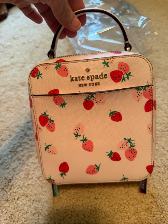 kate spade Handbags - kate spade Pink Strawberry Print Mini Crossbody Top-Handle Bag